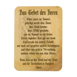 Het Onze Vader (Duits) Magneet