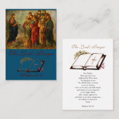 Het Onze Vader - Gebed Kaart (Flat) Visitekaartje (Voorkant / Achterkant)