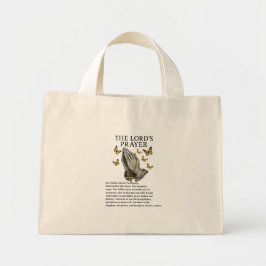 Het Onze Vader gebed Mini Tote Bag