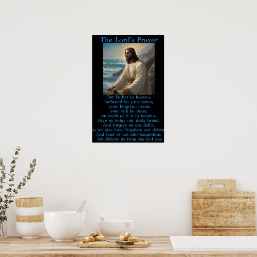 Het Onze Vader Poster (Keuken)