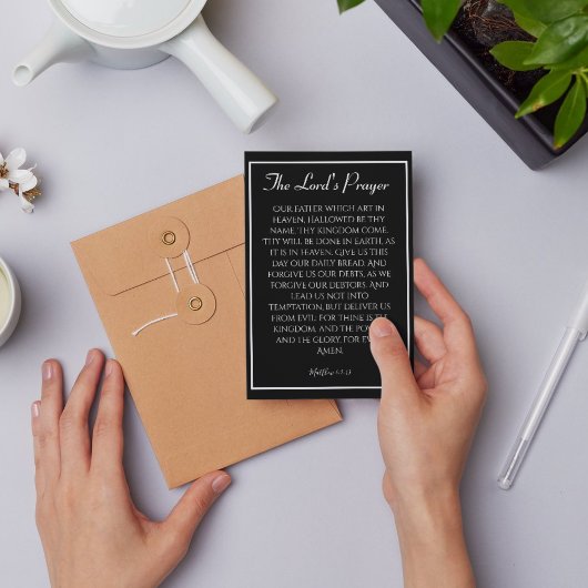 Het Onze Vader sympathiekaart