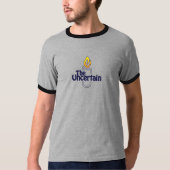 "Het onzekere" boek. T-shirt (Voorkant)