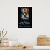 Het Onzevaders Oceaanwandelingswonder Kunstwerk Poster (Keuken)