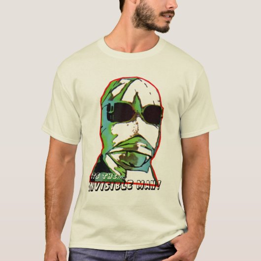 Het onzichtbare Man T-shirt (Voorkant)