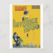 HET ONZICHTBARE MAN VAN Philip J. Riley Briefkaart (Voorkant)