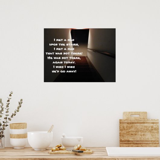 HET ONZICHTBARE poster MAN (Keuken)