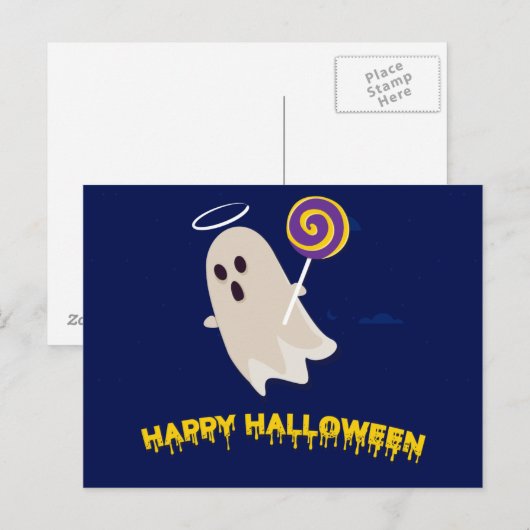 Het onzinnige 's nachts met het Briefkaart van Eig (Voorkant / Achterkant)