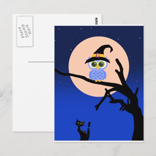 Het onzinnige 's nachts met het Briefkaart van Eig (Voorkant / Achterkant)