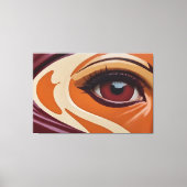 Het oog canvas afdruk (Voorkant)