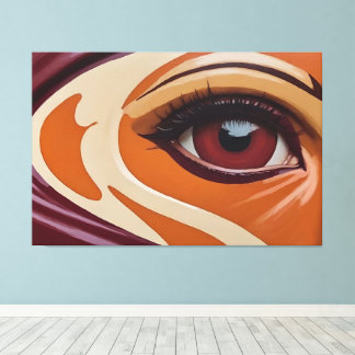 Het oog canvas afdruk