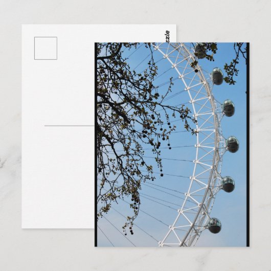 Het oog in de herfst briefkaart (Voorkant / Achterkant)