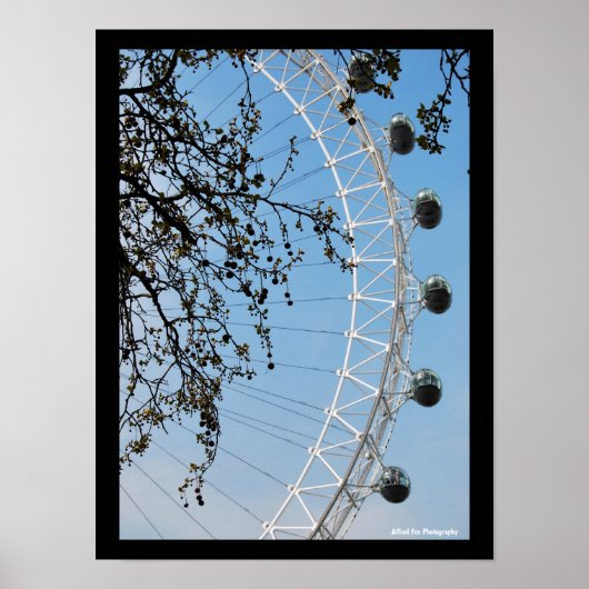 Het oog in de herfst poster (Voorkant)