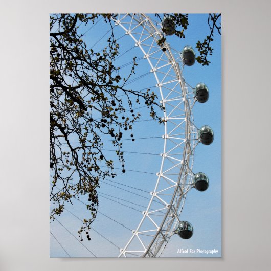 Het oog in de herfst poster (Voorkant)