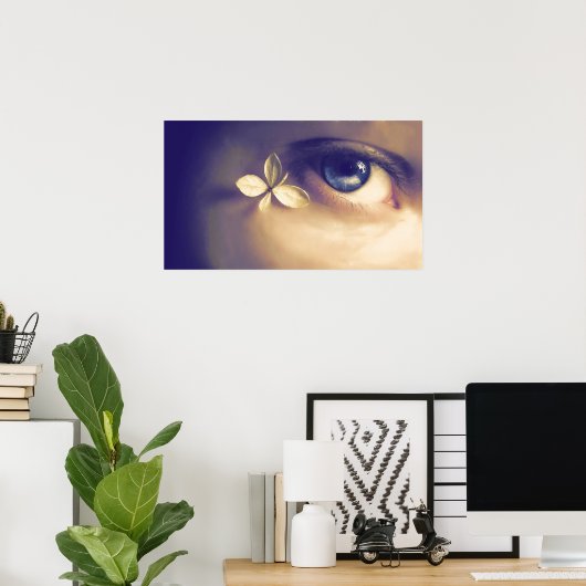 Het oog poster (Thuiskantoor)