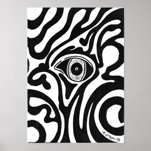 Het oog poster (Voorkant)