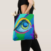 Het oog tote bag (Dichtbij)
