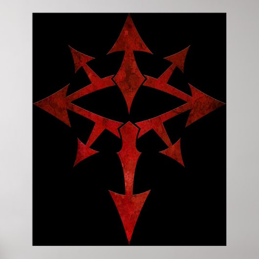 Het oog van Chaos Poster (Voorkant)