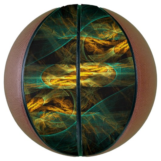 Het oog van de Abstracte kunst van de Oerwoud Basketbal (Verticaal)