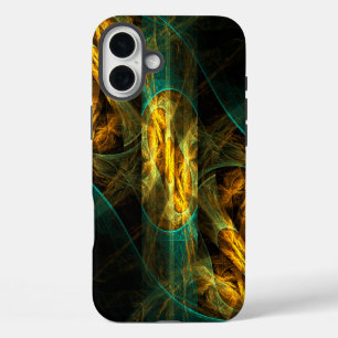 Het oog van de Abstracte kunst van de Oerwoud iPhone 16 Plus Hoesje
