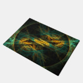 Het oog van de Abstracte kunst van de Oerwoud Deurmat (Schuin)