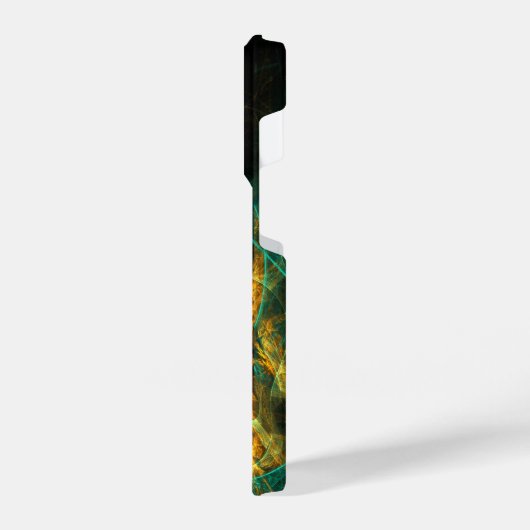 Het oog van de Abstracte kunst van de Oerwoud iPhone Hoesje (Linkerkant)