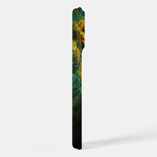 Het oog van de Abstracte kunst van de Oerwoud iPhone Hoesje (Rechterkant)