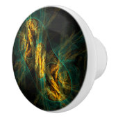 Het oog van de Abstracte kunst van de Oerwoud Keramische Knop (Rechts)