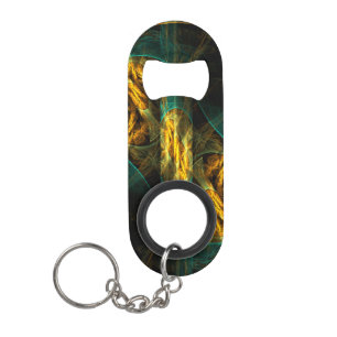 Het oog van de Abstracte kunst van de Oerwoud Sleutelhanger Flessenopener