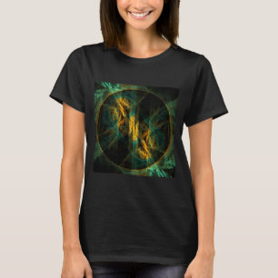 Het oog van de Abstracte kunst van de Oerwoud T-shirt