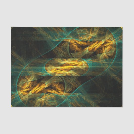 Het oog van de Abstracte kunst van de Oerwoud Tissuepapier (Voorkant)