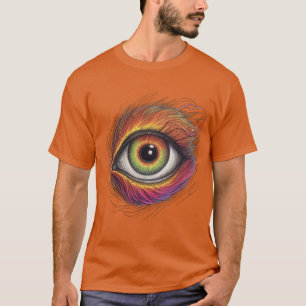 Het oog van de elementen t-shirt