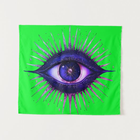 Het oog van de geest wandkleed (Voorkant (horizontaal))