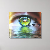 Het oog van de houder canvas afdruk (Voorkant)