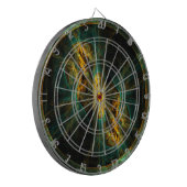 Het oog van de jungle abstracte kunst dartbord (Voorkant Links)