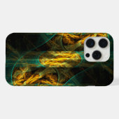 Het Oog van de Jungle Abstracte Kunst iPhone Hoesje (Achterkant horizontaal)