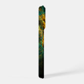 Het Oog van de Jungle Abstracte Kunst iPhone Hoesje (Rechterkant)