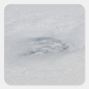 Het oog van de orkaan BIll Vierkante Sticker