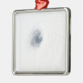 Het oog van de orkaan Rita Metalen Ornament (Links)