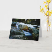 Het oog van de rots, Jefferson Quote Kaart (Gele Bloem)