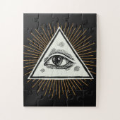 Het oog van de Voorziening Legpuzzel (Verticaal)