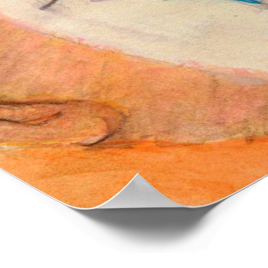 Het oog van een Kast Poster (Hoek)