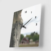 Het oog van een paard vierkante klok (Hoek)