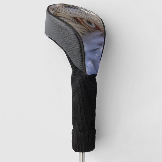 Het oog van een Pelicaan Golfheadcover (Schuin)
