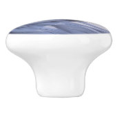 Het oog van een Pelicaan Keramische Knop (Zijkant)