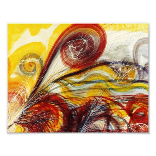 Het oog van God door Georgiana Houghton Foto Afdruk (Voorkant)