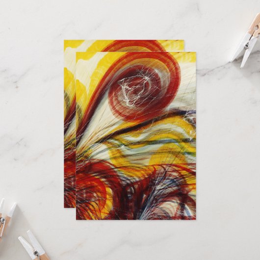 Het oog van God door Georgiana Houghton Kaart (Voorkant / Achterkant in situ)