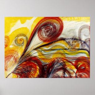 Het oog van God door Georgiana Houghton Poster