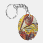 Het oog van God door Georgiana Houghton Sleutelhanger (Voorkant Links)