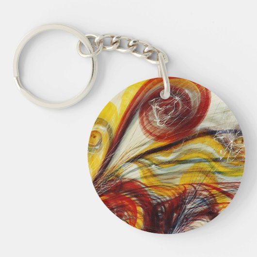 Het oog van God door Georgiana Houghton Sleutelhanger (Voorkant)