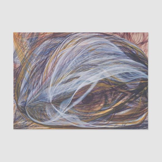 Het oog van God door Georgiana Houghton Tissuepapier (Voorkant)